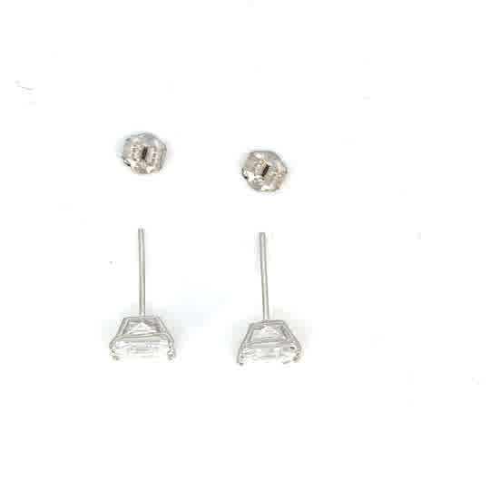 14KW SUPER LIGHT CZ STUDS SQUARE