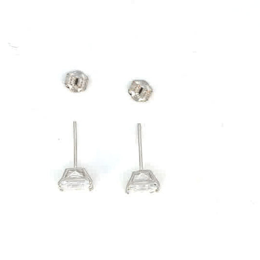 14KW SUPER LIGHT CZ STUDS SQUARE