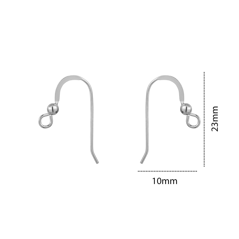 SILVER FLAT SHEPHERD HOOK