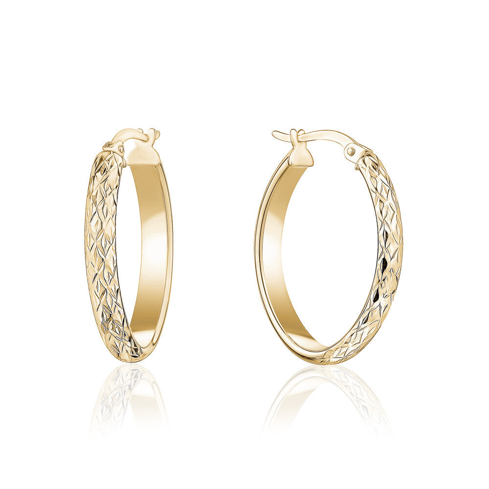 10K OVAL HOOP