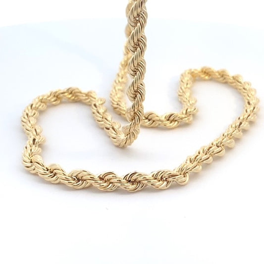 10KY 5MM HOLLOW ROPE CHAIN