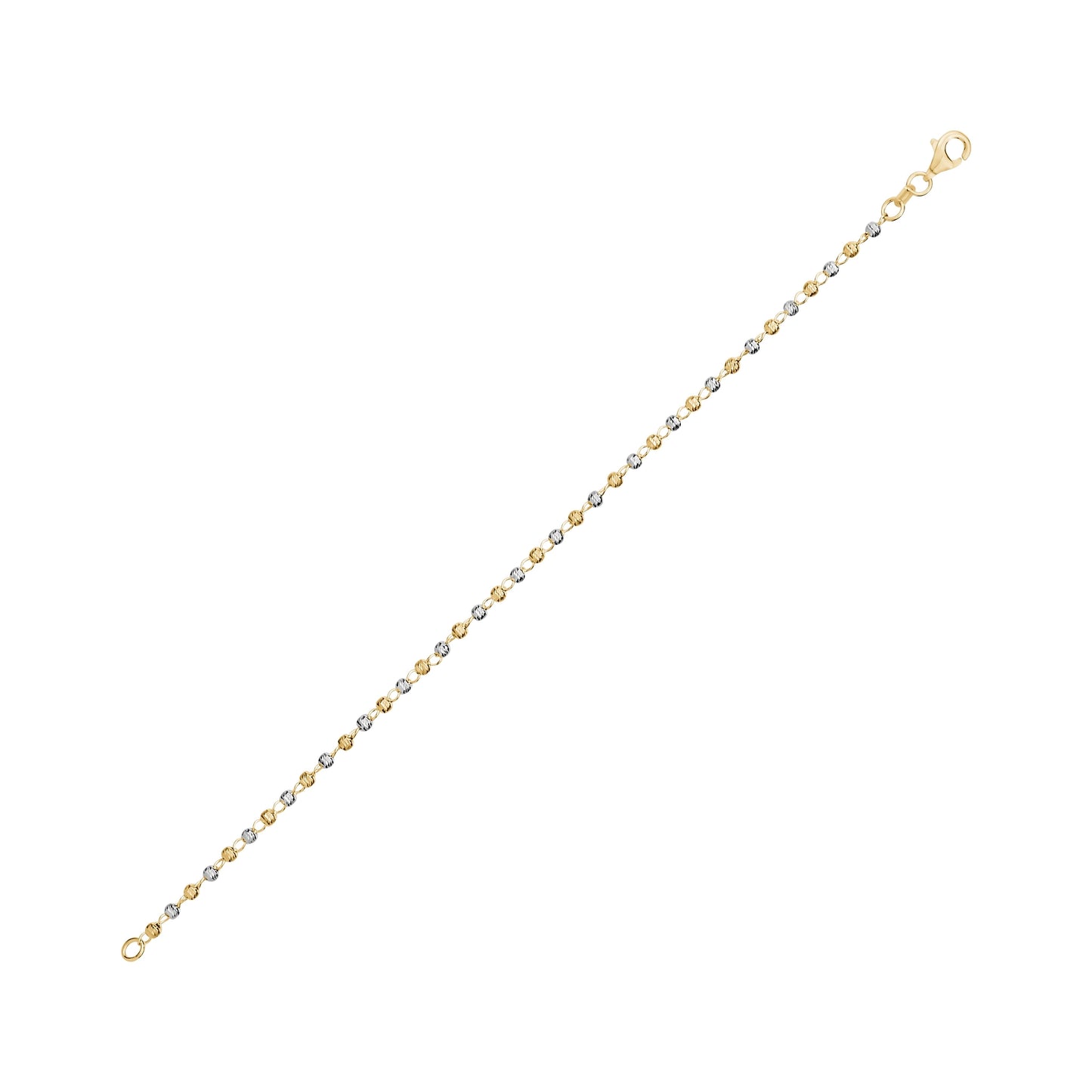 SILVER GOLD PLATED 2 TONE CHAIN