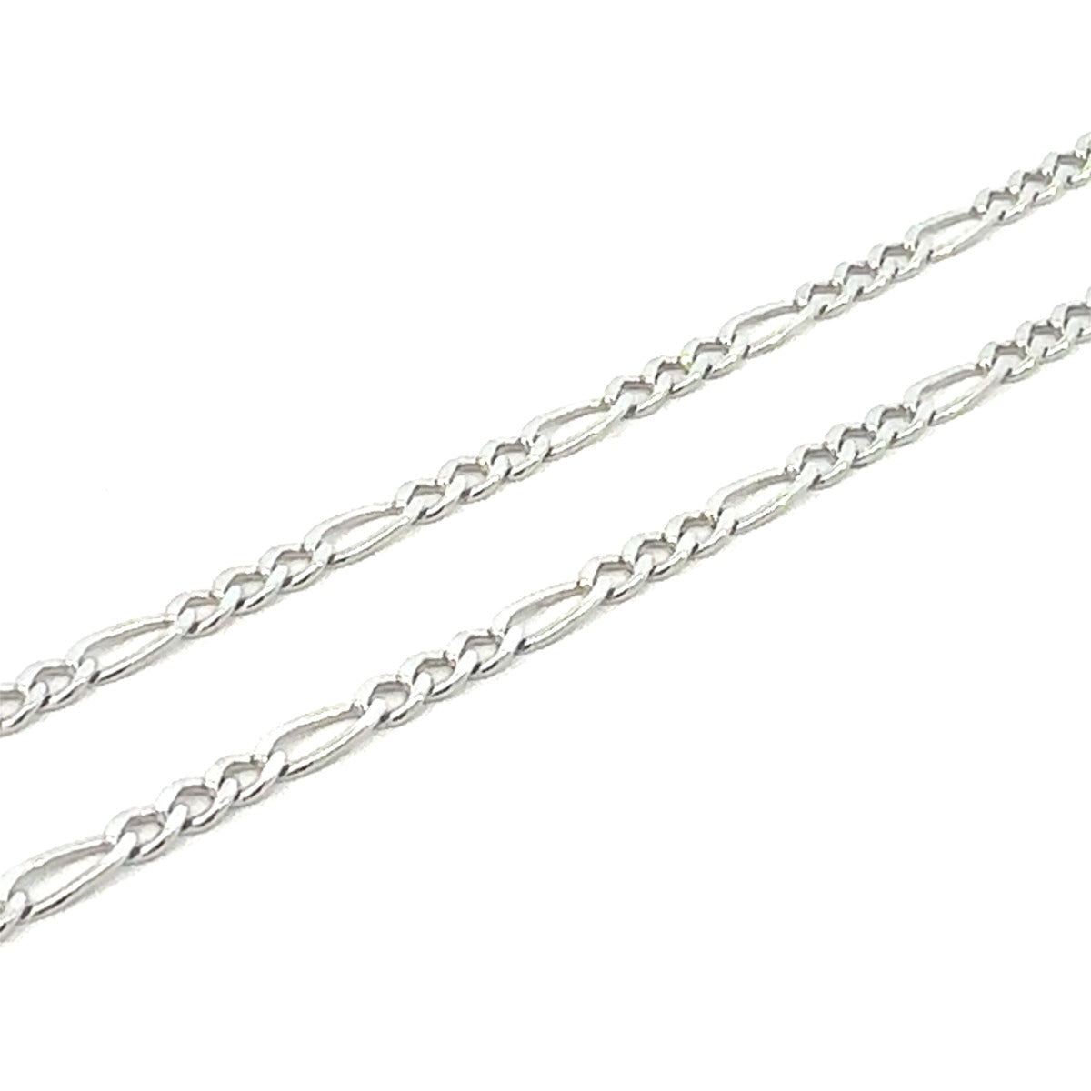 STERLING SILVER FIGARO CHAIN 3MM