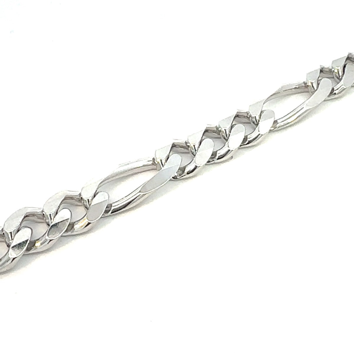 STERLING SILVER FIGARO CHAIN 11.25MM