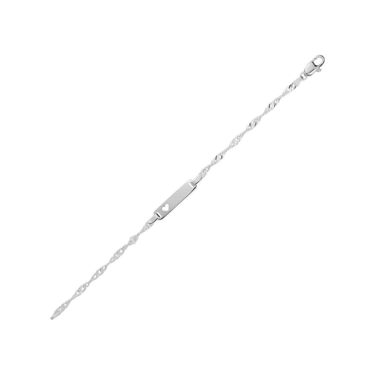 SILVER ID BRACELET BRT3E