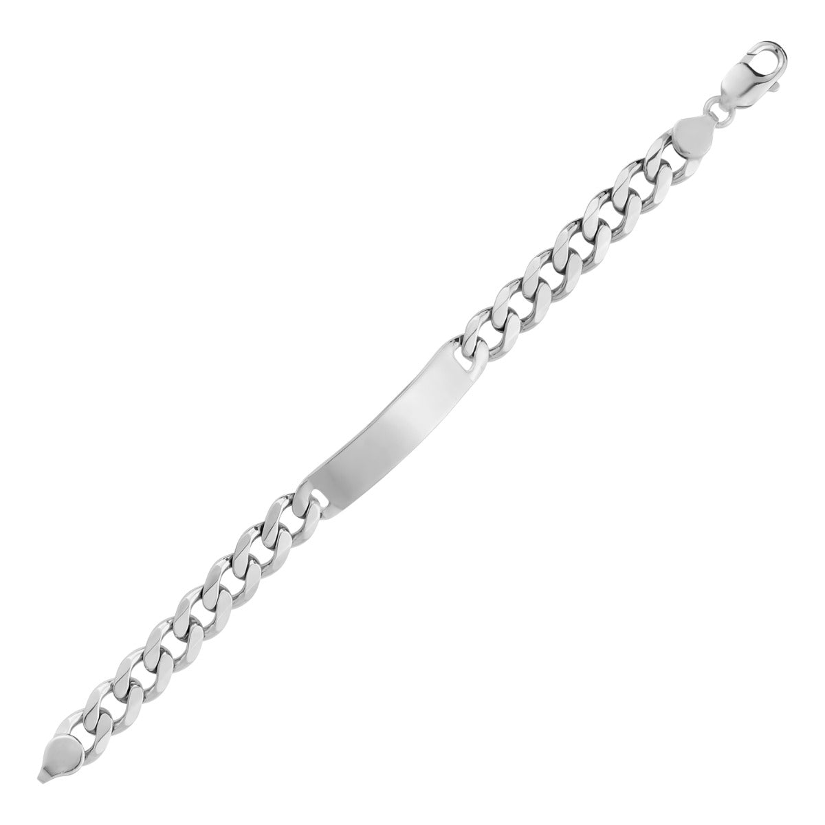 SILVER MENS ID BRACELET BTBM19