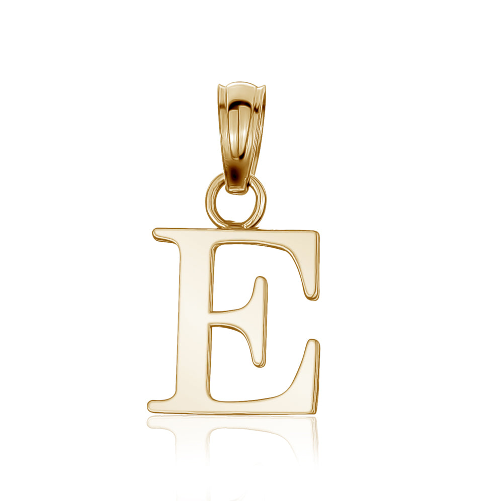 10k Yellow Initial Charms