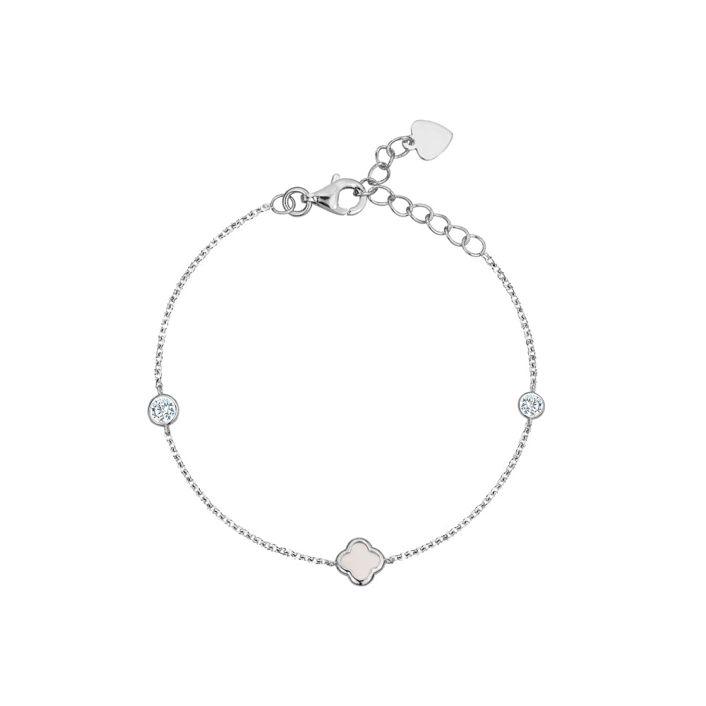 STERLING SILVER BRACELET WITH MOP