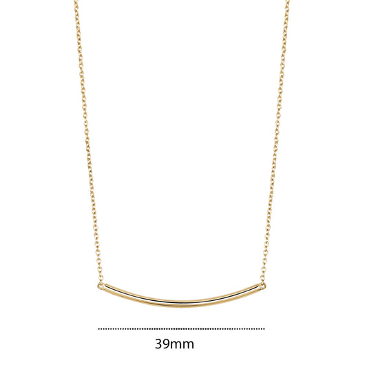 STERLING SILVER GOLD PLATED NECKLACE CTN1583