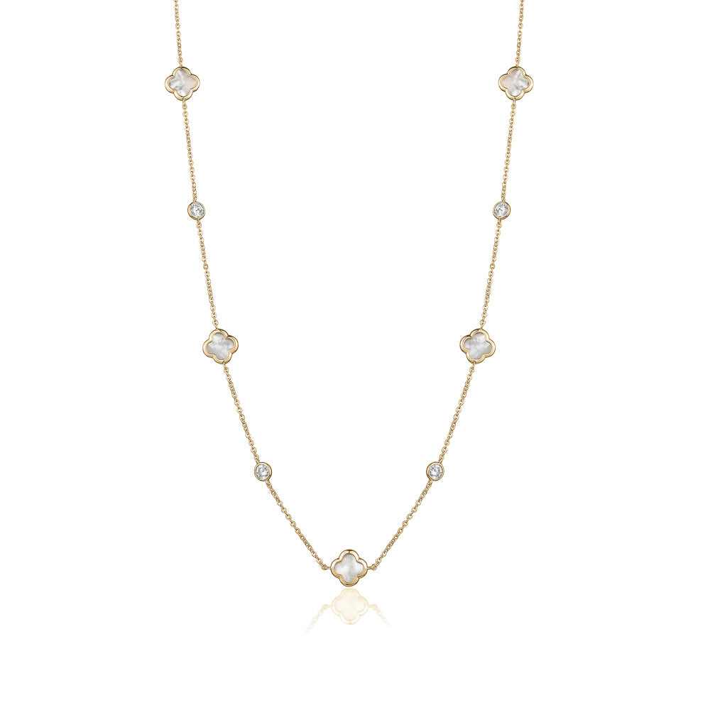 Sterling Silver Gold Plated Necklace