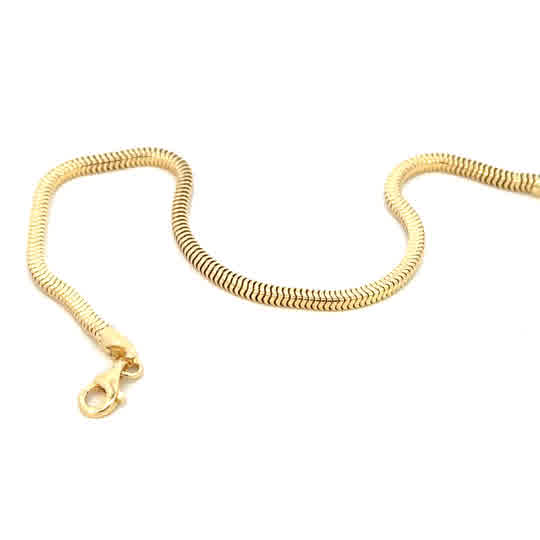 SILVER GOLD PLATED CHAIN 1 MICRON CTQ240GP