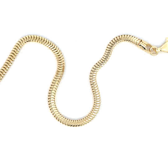 SILVER GOLD PLATED CHAIN 1 MICRON CTQ300GP