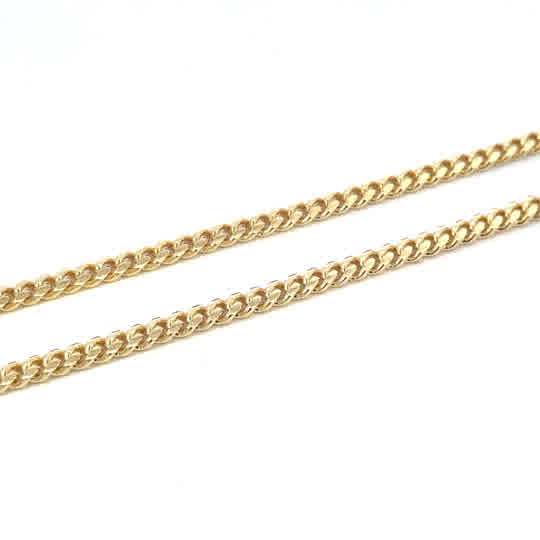 SILVER GOLD PLATED CUBAN CHAIN 120