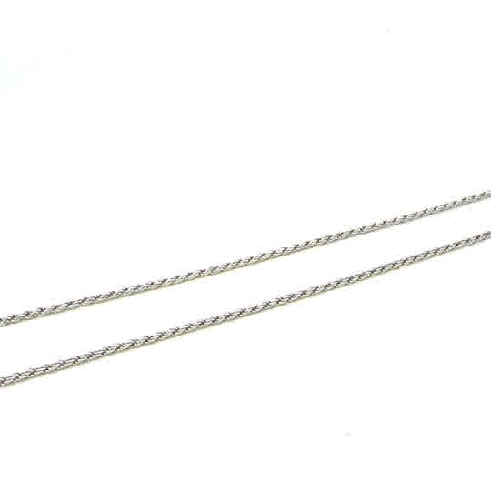 SILVER SOLID DC ROPE CHAIN 1.3MM