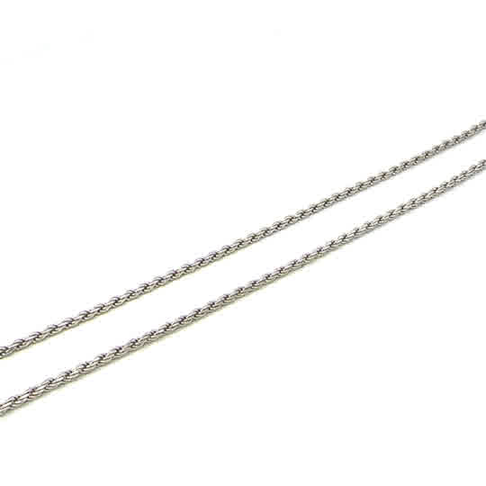 SILVER SOLID DC ROPE CHAIN 1.8MM