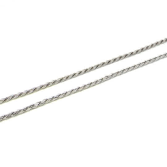 SILVER SOLID DC ROPE CHAIN 2.3MM