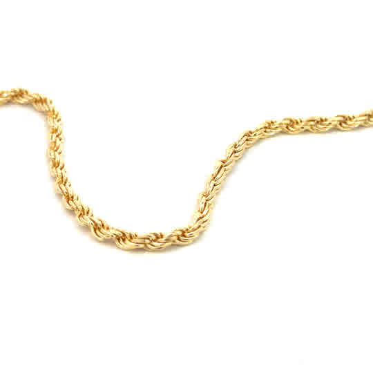 SILVER GOLD PLATED CHAIN 1 MICRON DC060GP