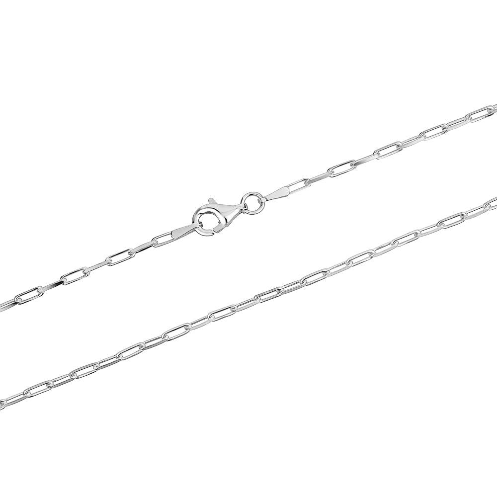 Sterling Silver Paper Clip Chain 3.0MM
