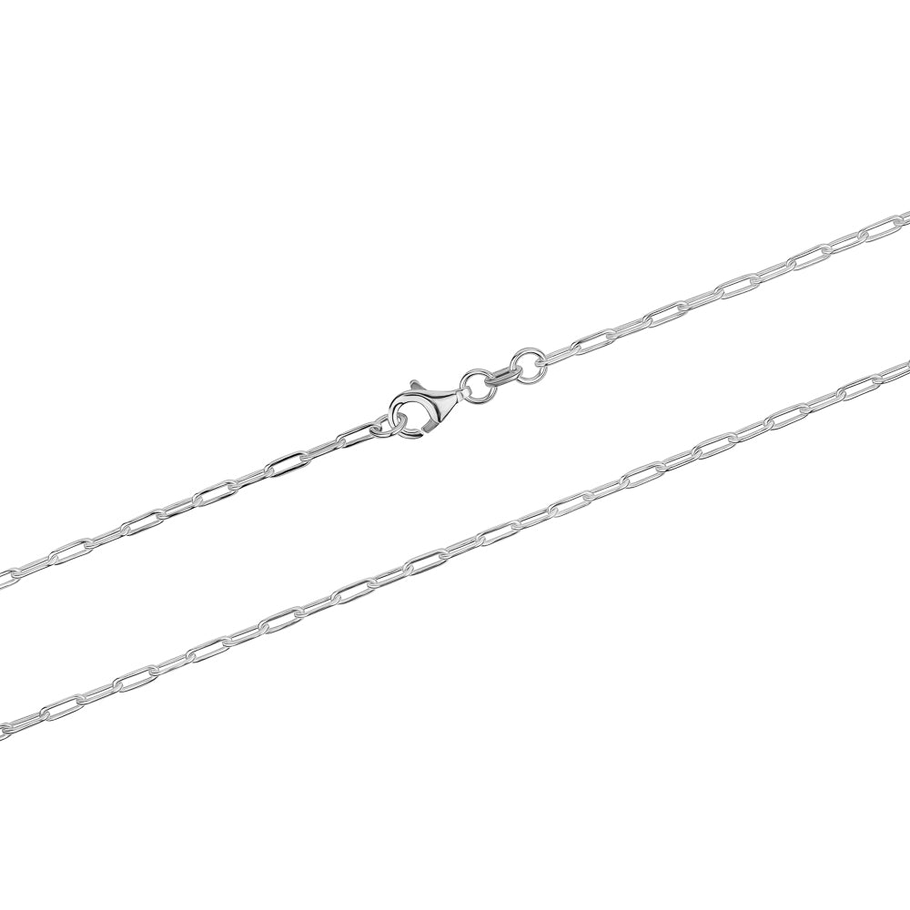 Paper Clip Chain Sterling Silver 2.5MM