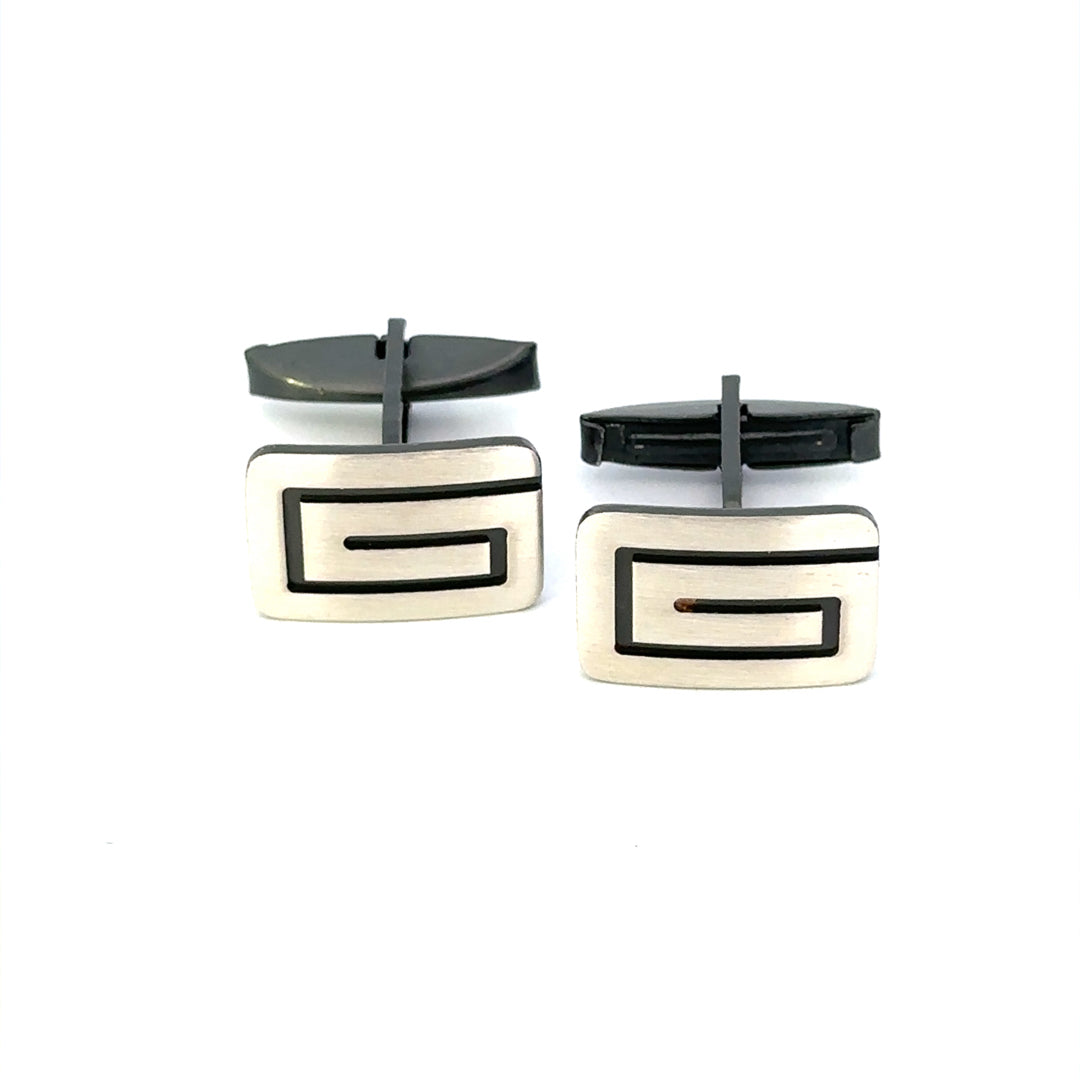 SILVER CUFF LINKS G-144