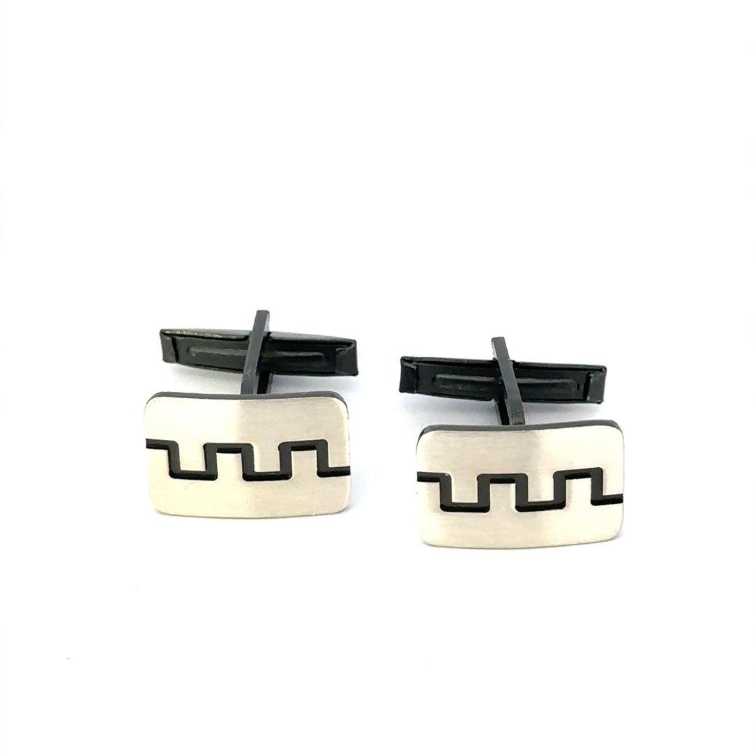 SILVER CUFF LINKS G-147