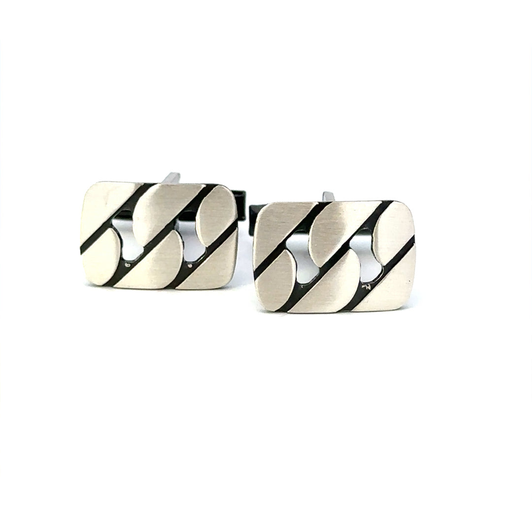 SILVER CUFF LINKS G-150
