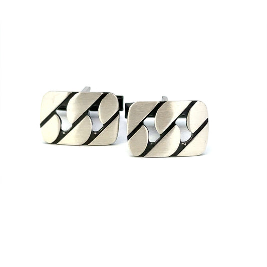 SILVER CUFF LINKS G-150