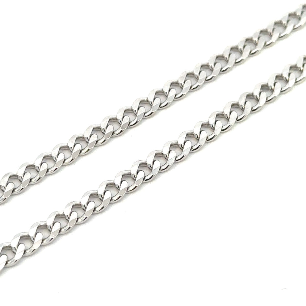 SILVER CURB CHAIN 4.8MM