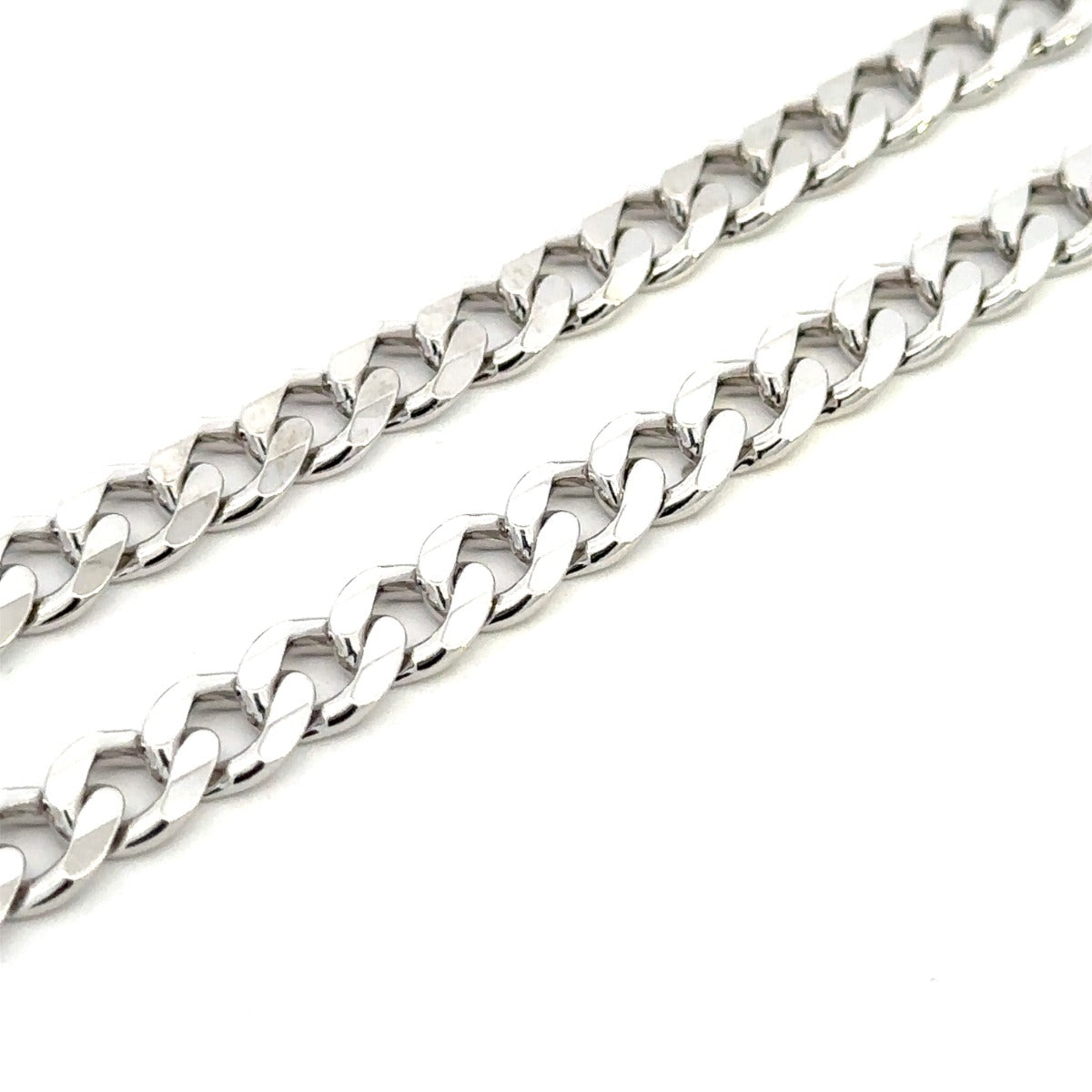 SILVER CURB CHAIN 6.8MM
