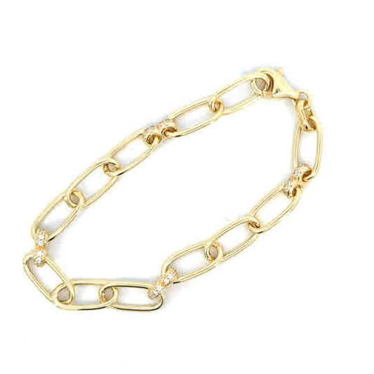 STERLING SILVER FANCY BRACELET GE24882