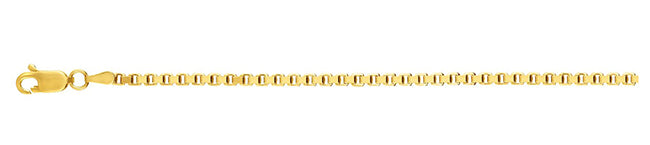 14KY SEMI SOLID BOX CHAIN 2.5MM