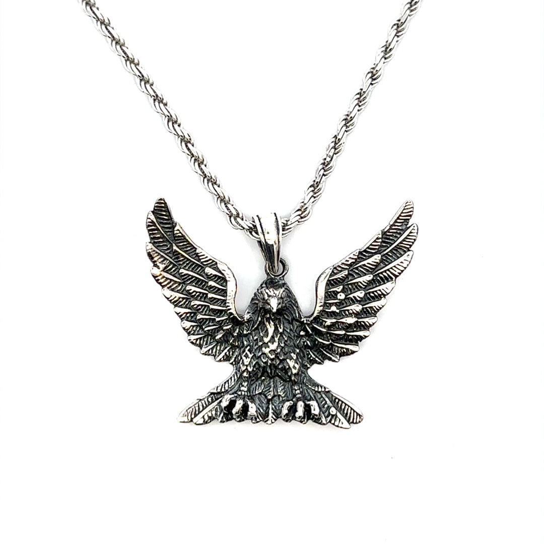 STERLING SILVER EAGLE PENDANT KU2408