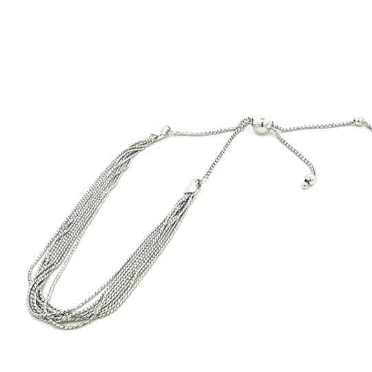SILVER BOLO BRACELET SET10250BR