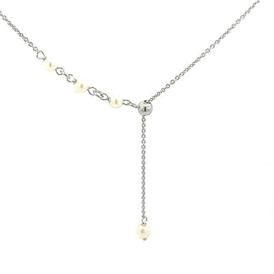 SILVER NECKLACE SET11497RH-16