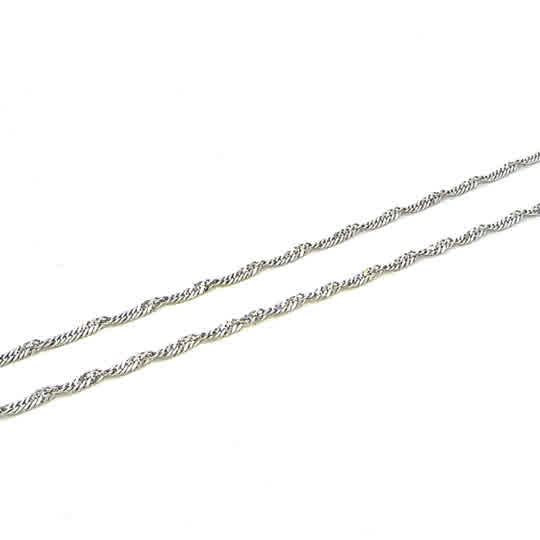 SILVER SINGAPORE CHAIN 2.5MM