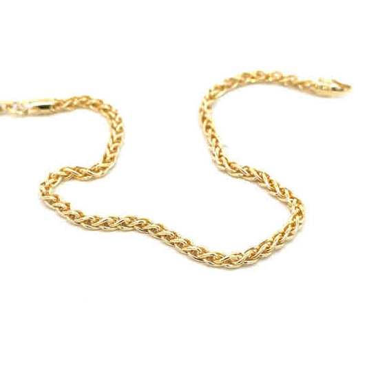 SILVER GOLD PLATED CHAIN 1 MICRON SP060GP