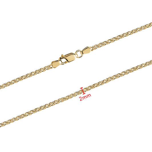 10KY WHEAT CHAIN 2MM