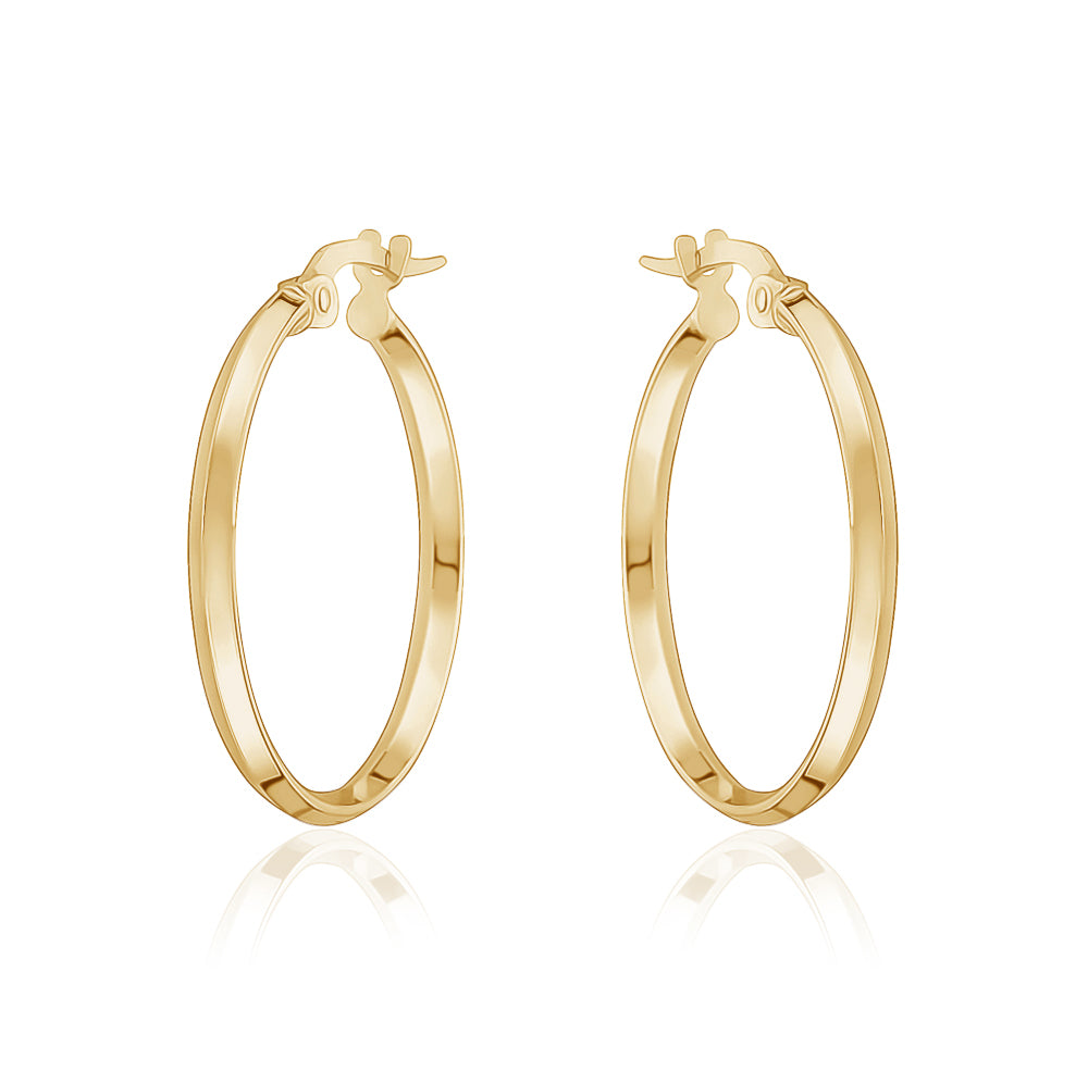 10k Yellow Hoops