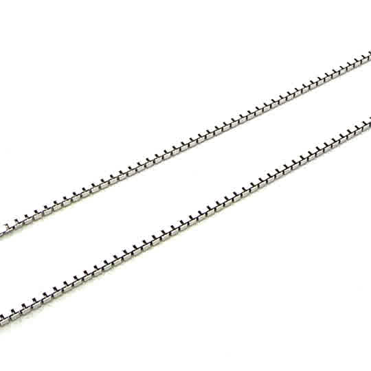SILVER BOX CHAIN 1.1MM