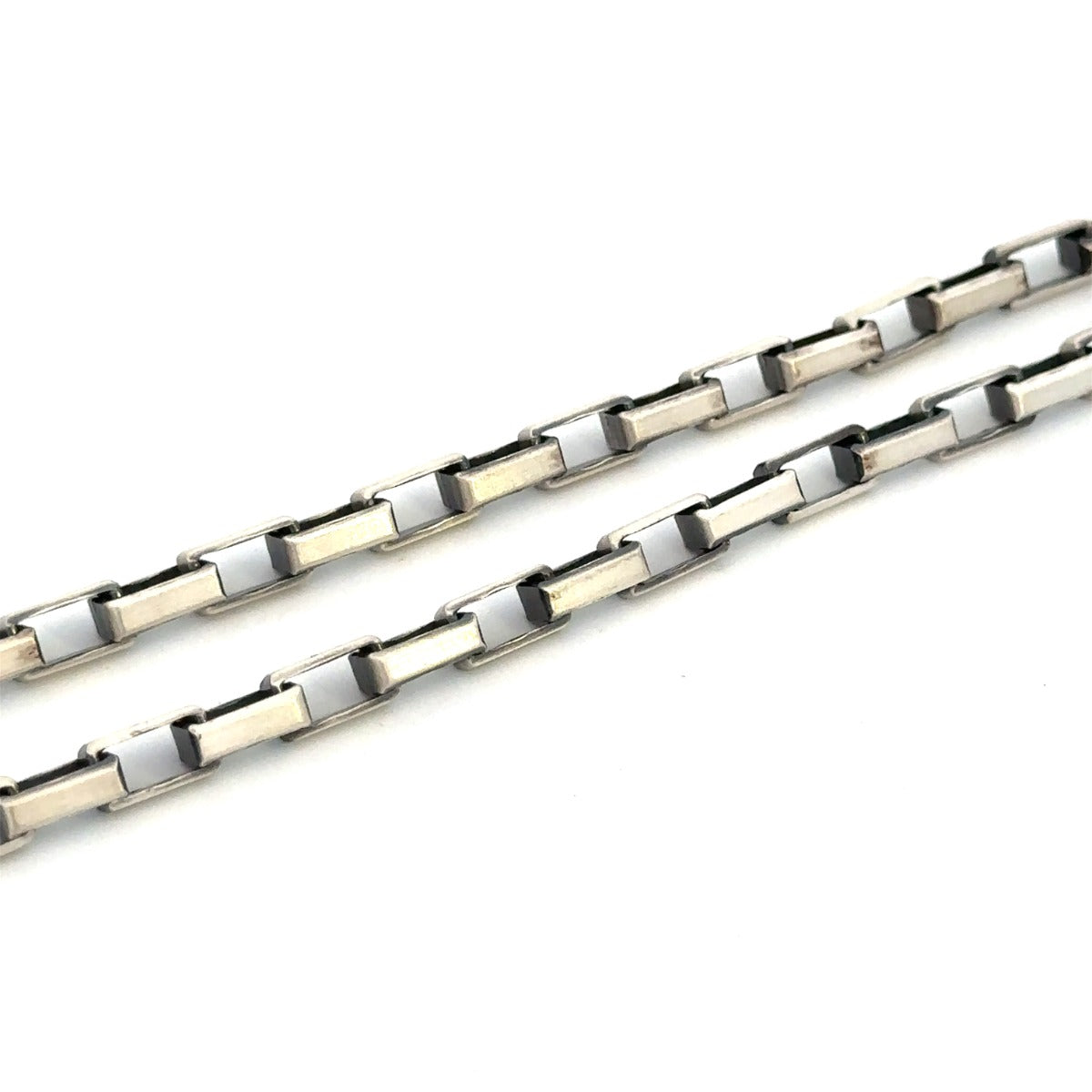 SILVER GUN METAL CHAIN VEL300-8LGM