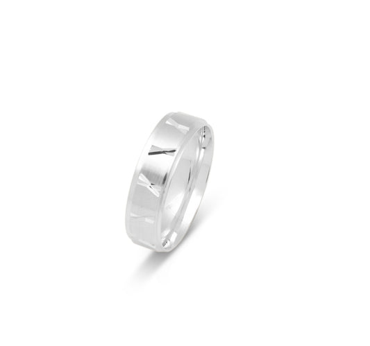 10K WEDDING BAND FANCY