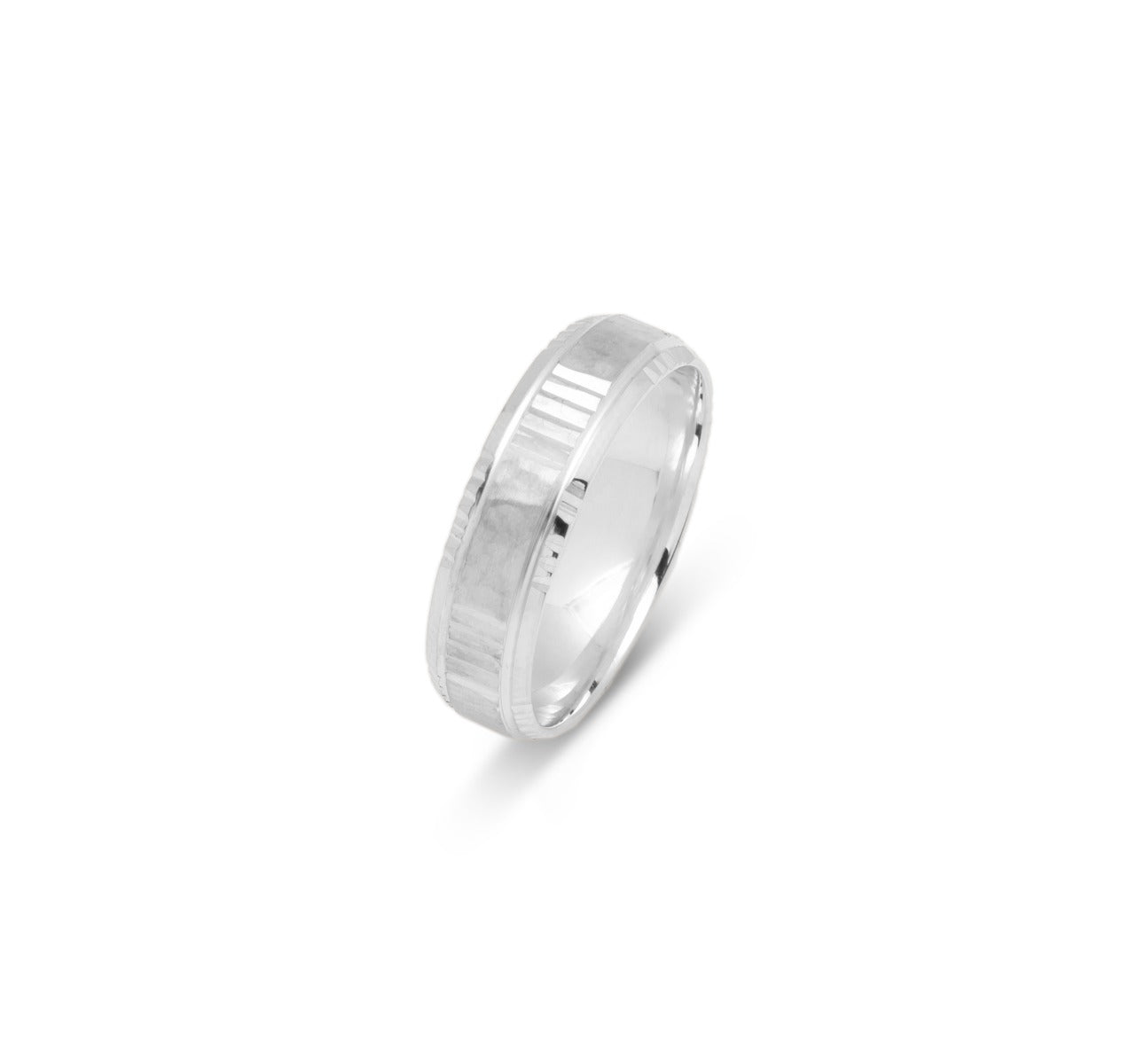 10K WEDDING BAND FANCY