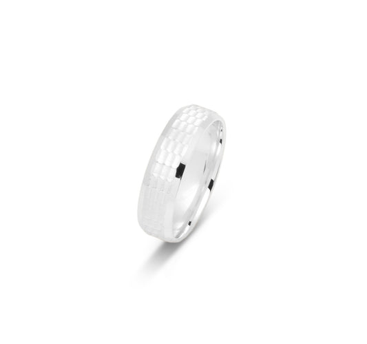 10K WEDDING BAND FANCY