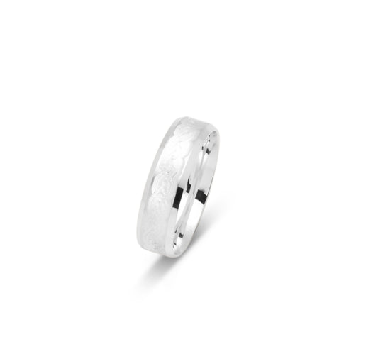 10K WEDDING BAND FANCY