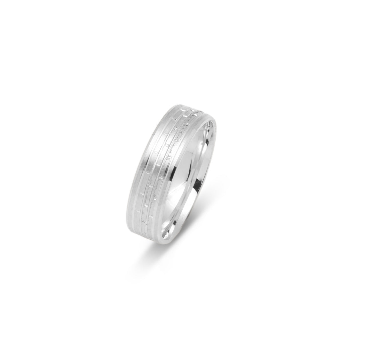 10K WEDDING BAND FANCY