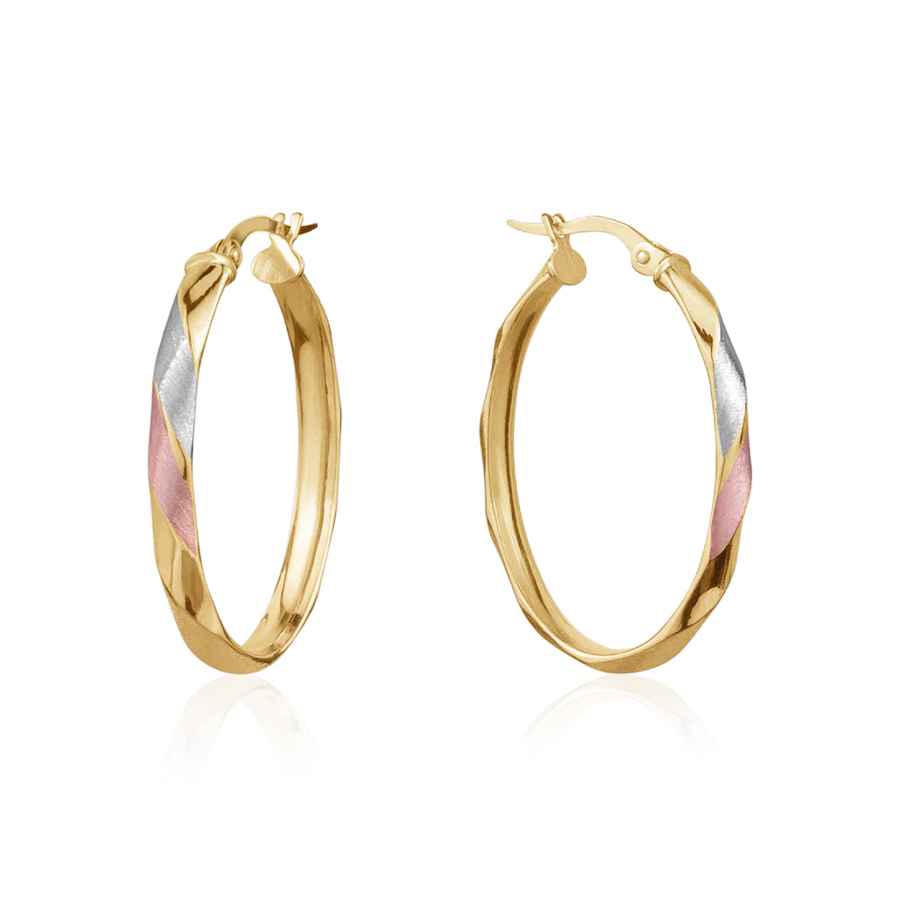 10K TRI OVAL HOOP