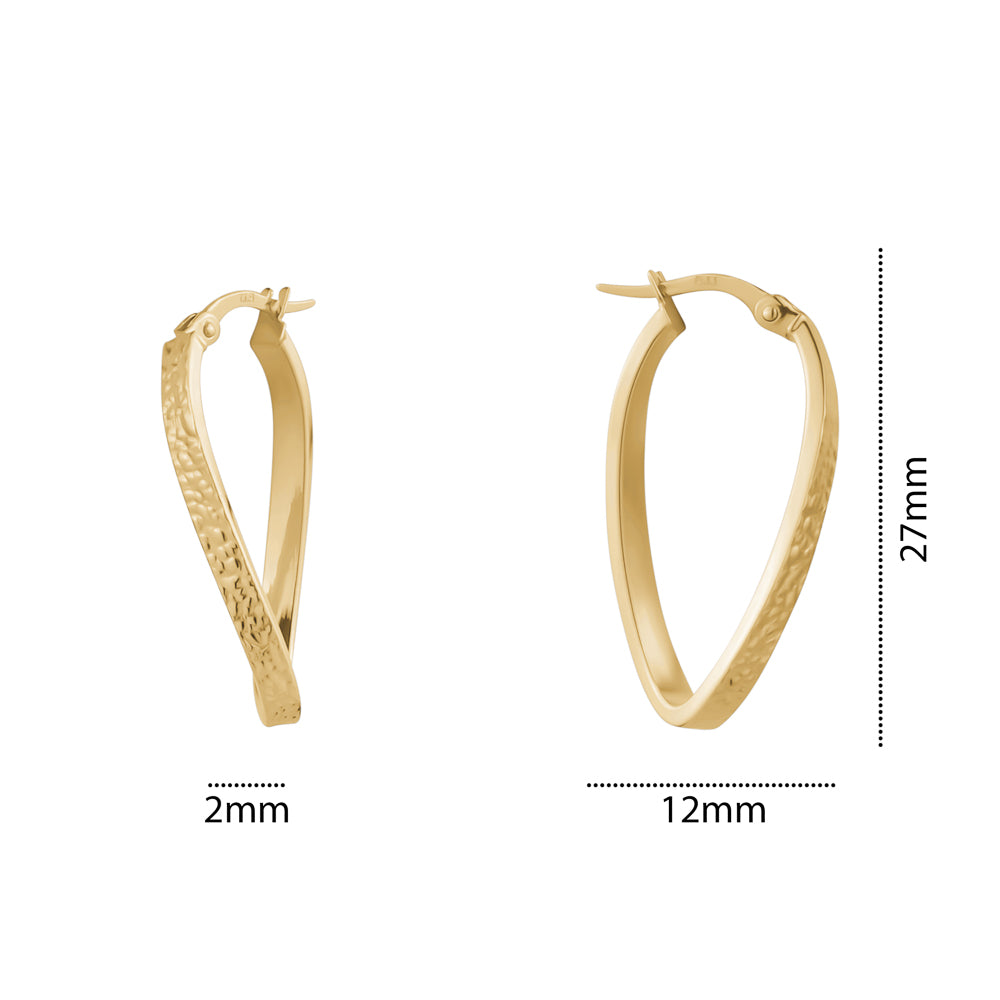 10KY OVAL TWIST HOOP