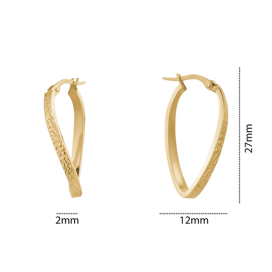 10KY OVAL TWIST HOOP