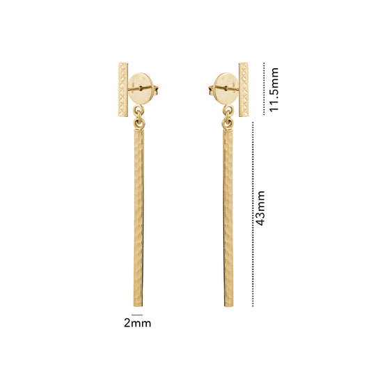 10KY DROP EARRING
