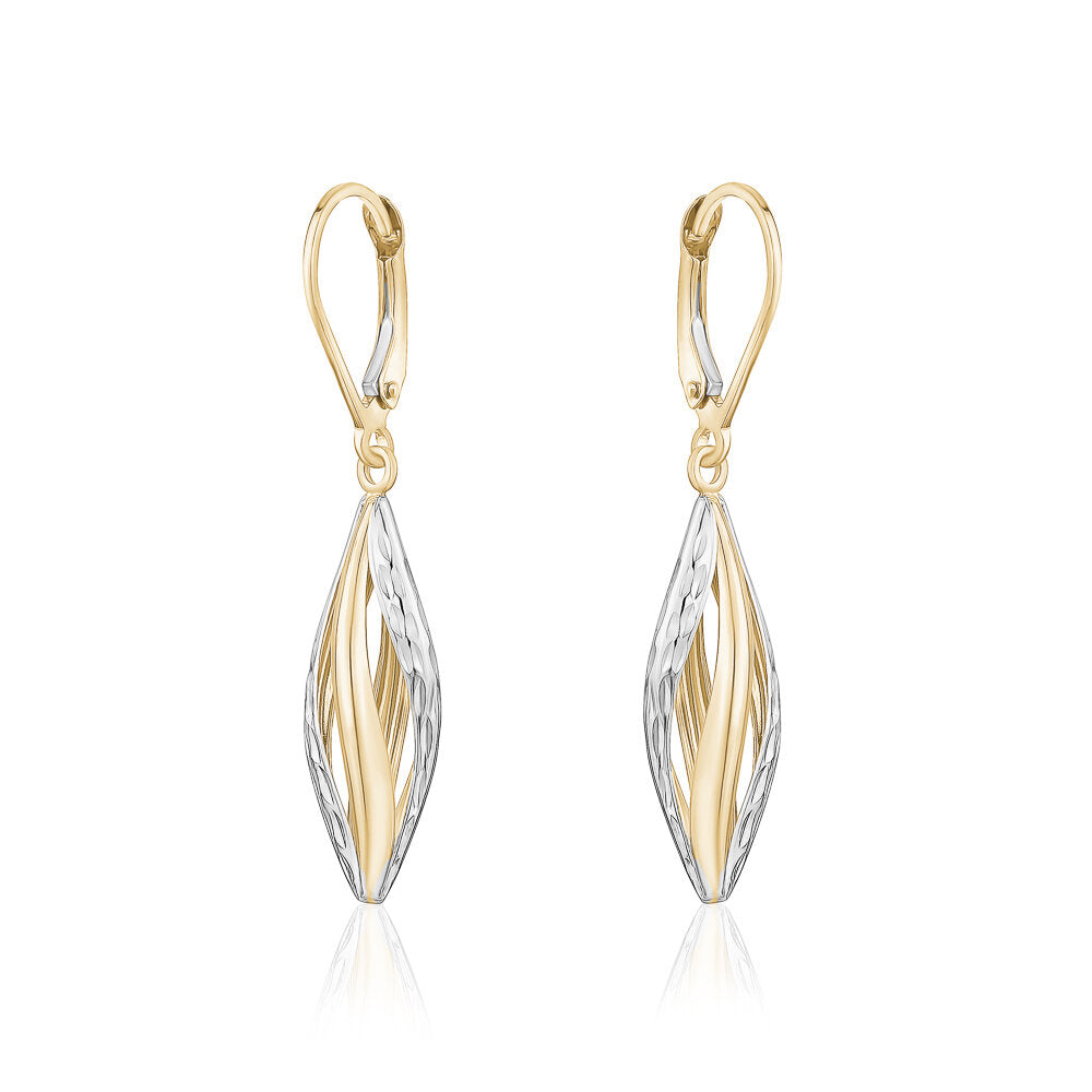 10K DROP EARRING